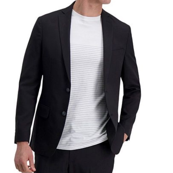 NWT Haggar Smart Wash® Slim Fit Suit Jacket – Black Medium‎